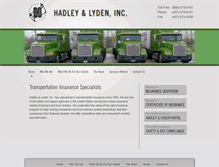 Tablet Screenshot of hadley-lyden.com